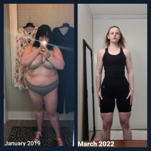 Hailey Doucette before and after